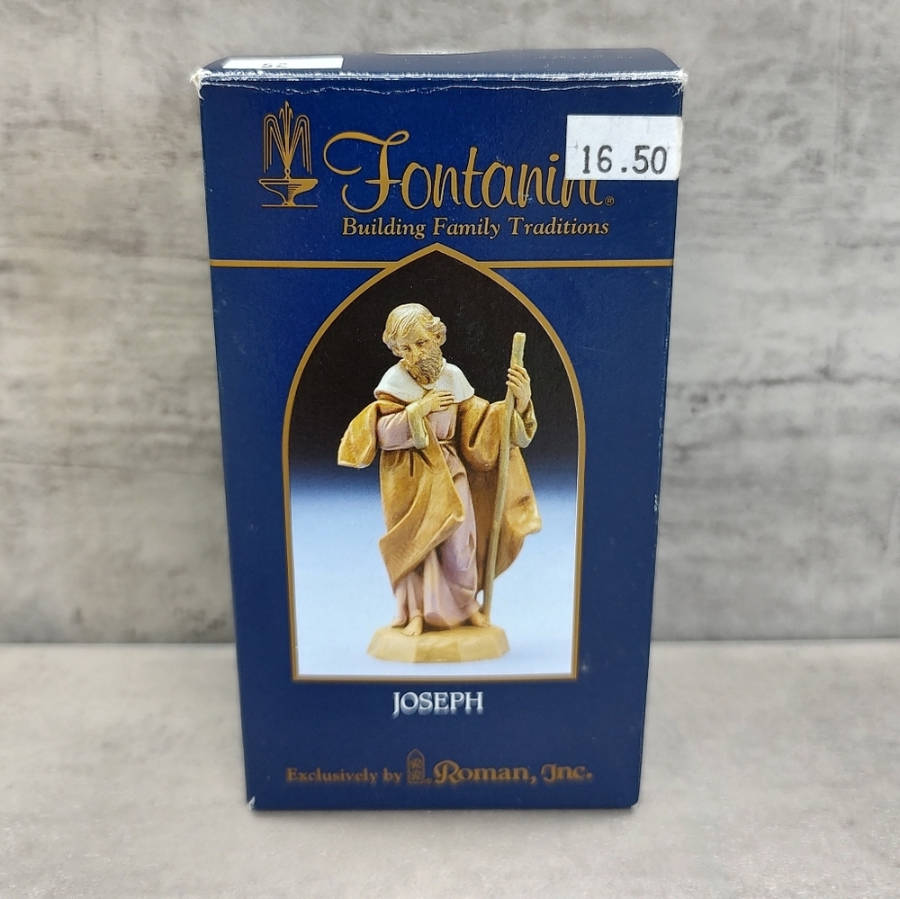 Fontanini Roman Joseph Nativity Collection 1991 Christmas Figurine Signed Italy